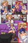 2_girls big_breasts comic dc_comics dual_persona justice_league krashzone legio power_girl sex watching_porn