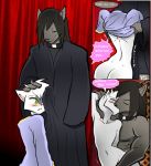  blush canine erection feline furry gay hayakain kissing male mammal molestation nude penis priest ryugou_(webcomic) stripped teo_(hayakain) undressing webcomic 