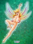  big_areola big_nipples bimbo breasts_out_of_clothes fairy fairy_wings fantasy hairy_pussy huge_areolae huge_breasts huge_nipples massive_breasts nude_female original original_character pubic_hair superbustycartoon thick_thighs 
