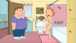  ass bathroom breasts erect_nipples family_guy lois_griffin nude thighs towel 