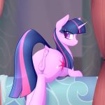  1girl anus ass cutie_mark female female_only friendship_is_magic horn looking_back my_little_pony nude pony presenting_hindquarters pussy pussy_juice solo tail twilight_sparkle twilight_sparkle_(mlp) unicorn vaginal_juices 