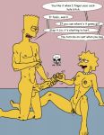  bart_simpson big_penis breasts femdom fingering incest lisa_simpson masturbation nude pearls penis pussy smile sounding the_fear the_simpsons wince yellow_skin 