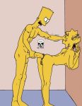  against_the_wall ahegao anal ass bart_simpson bent_over big_breasts breasts brother_and_sister from_behind imminent_sex incest lisa_simpson penis pussy sideboob the_fear the_simpsons yellow_skin 