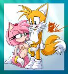  amy_rose fellatio meyk miles_&quot;tails&quot;_prower sega sonic_the_hedgehog_(series) tails_the_fox 
