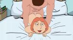  breasts cheating_wife doggy_position family_guy jamie_(family_guy) lois_griffin muscular_male orgasm 