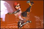  anus boots breasts gloves helen_parr mask shaved_pussy the_incredibles thighs 