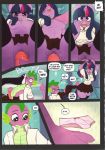  1boy 1girl anthro comic friendship_is_magic hoofbeat_2 my_little_pony panties penis private_lesson pussy skirt spike_(mlp) twilight_sparkle 