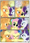  applejack comic fluttershy friendship_is_magic my_little_pony pyruvate rarity_(mlp) the_usual 