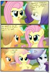  applejack comic fluttershy friendship_is_magic my_little_pony pyruvate rarity_(mlp) the_usual 