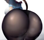  1girl extra_thicc female_focus female_only huge_ass humans_of_pokemon long_hair mei_(pokemon) nintendo pokemon pokemon_bw2 pussy pussy_visible_through_clothes rosa_(pokemon) sana!rpg solo_female solo_focus video_game_character video_game_franchise wet_pussy 