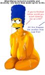  amputee bad_edit cum_covered huge_breasts marge_simpson nelson_muntz the_simpsons thick_thighs white_background yellow_skin 
