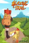 blazing_a_trail comic cover_page fennekin fuf nintendo pokemon