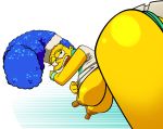  ass erect_nipples flashing huge_breasts marge_simpson the_simpsons thighs 