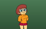  ass biting brown_hair freckles funny ghost gif magnifying_glass monster nerd scooby-doo short_hair surprise upskirt velma_dinkley white_panties 