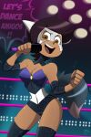  1girl 1girls aged_up dark-skinned_female disney disney_channel disney_xd female_only great_dude hispanic luz_noceda revealing_clothes short_hair straight_hair tagme text the_owl_house thick_thighs wide_hips wrestler wrestling_mask wrestling_outfit wrestling_ring 