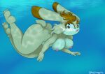 1girl bubbles milf nude sega sonic_(series) sonic_the_hedgehog_(series) swimming tagme the1stmoyatia underwater vanilla_the_rabbit