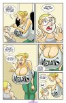  age_difference breast_focus edward_melons exercise_machine glassfish huge_breasts incest major_wanda_melons military_uniform mother_and_son original original_character porncomix size_difference 