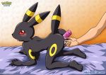  1boy 1girl anal anal_penetration anthro ass bbmbbf bed blush dildo female fingering hetero inside male nintendo nude open_mouth palcomix pokemon pokepornlive pussy tongue tongue_out toy umbreon vagina 