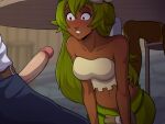  1boy 1girl adult amalia_sheran_sharm breasts brown_eyes clothed_female clothed_male cra crossover dark-skinned_female dark_skin erect_penis erection female green_hair human humanoid lazy_tarts looking_at_penis lord_cedric male male/female monster monster_boy outside patreon patreon_paid patreon_reward somka108 stealth_sex table tagme under_table unseen_male_face w.i.t.c.h. w.i.t.c.h._hunter wakfu 