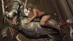  1boy 1girl anal anal_penetration ashley_graham axenanim balls_deep big_breasts big_penis blonde_hair blue_eyes bouncing_ass bouncing_breasts bubble_butt cowgirl_position leon_kennedy moaning resident_evil resident_evil_4 thick_thighs 