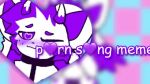 1girl animated animation animation_meme_community blush cum dick furry horn kittydog paws purple_eyes purple_paws purple_skin pussy webm white_skin wings