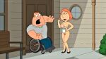  breasts cheating_wife erect_nipples family_guy joe_swanson lois_griffin nude pubic_hair pussy 