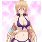  big_ass big_breasts embarrassed embarrassing long_hair looking_at_viewer swimsuit 