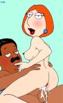  cartoon_milf cheating_husband cheating_wife cleveland_brown family_guy interracial lois_griffin puffy_pussy the_cleveland_show uso_(artist) 