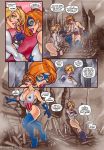  8muses branded comic dc dc_comics futanari huge_breasts legio legiocomix nazi power_girl rape transformation yuri 