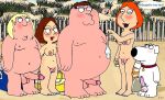 after_sex blushing brian_griffin cheating_wife chris_griffin dialogue family_guy full_condom glenn_quagmire lois_griffin meg_griffin nude_female nude_male peter_griffin puffy_pussy red_anus uso_(artist)