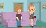 anthony_(family_guy) blackzacek breasts cmdrzacek erect_nipples family_guy lois_griffin negligee panties see-through thighs white_breasts