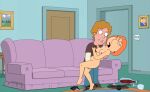  anthony_(family_guy) ass blackzacek breasts closed_eyes cmdrzacek erect_nipples family_guy fingering lois_griffin nude orgasm_face thighs white_breasts 
