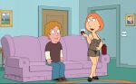anthony_(family_guy) blackzacek breasts cmdrzacek erect_nipples family_guy lois_griffin negligee panties see-through thighs white_breasts