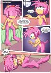  amy_rose bbmbbf comic mobius_unleashed pain palcomix sad sega sonic_(series) sonic_the_hedgehog_(series) text the_werehog_(comic) transforming 