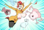  big_breasts completely_nude_female completely_nude_male evelyn_(sff) hairy_armpits hamster little_penis monique_pussycat peepoodo polar_bear red_hair super_fuck_friends tuffalo 