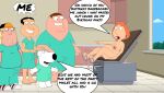  brian_griffin chris_griffin family_guy glenn_quagmire lois_griffin multiple_boys nude_female peter_griffin pregnant pregnant_belly 