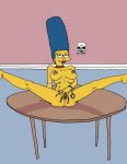  blue_hair hair marge_simpson tagme the_fear the_simpsons yellow_skin 