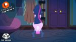  1girl ass dildo dildo_in_vagina dildo_sitting equestria_girls female female_only friendship_is_magic gif indoors long_hair my_little_pony nude on_knees socks solo theminus twilight_sparkle twilight_sparkle_(mlp) vaginal vaginal_insertion 