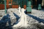  breasts inanimate sculpting snow snowman snowoman 