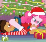  1boy 1girl 69 69_position blue_eyes blush bottomless christmas christmas_hat christmas_tree copper_plume equestria_girls fellatio friendship_is_magic gif long_hair male/female my_little_pony no_panties oral oral_sex partially_clothed penis_in_mouth pink_hair pinkie_pie pinkie_pie_(mlp) pussylicking randomtriples santa_hat stockings striped_legwear striped_stockings striped_thighhighs 