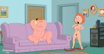  blackzacek breasts chris_griffin cmdrzacek erect_nipples erection family_guy huge_penis lois_griffin nude pubic_hair pussy thighs 