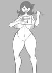  hips huge_ass huge_breasts jaiden_animations looking_at_viewer looking_pleasured navel nipples price_list prostitute prostitution sexy 