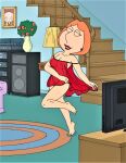  ass breasts closed_eyes erect_nipples family_guy lois_griffin negligee see-through thighs 