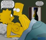 bart_simpson big_breasts breasts brother_and_sister caught edit erect_nipples evilweazel_(artist) incest large_areolae lisa_simpson lisalover marge_simpson missionary nude sagging_breasts the_simpsons yellow_skin