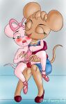age_difference angelina_ballerina angelina_jeanette_mouseling fingering fingering_pussy furry legs legs_up matilda_(angelina_ballerina) mature_female milf mother_&amp;_daughter mother_and_child por_furryart_(artist) pussy pussy_juice upskirt young younger_female
