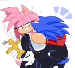  1boy 1girl 1girl amy_rose ass big_ass big_breasts breast_smother breasts cleavage clothed_female cosplay crossover english_text high_res huge_breasts itadori_yuuji jinu jujutsu_kaisen kugisaki_nobara male male/female sega smothering solo_female sonic_the_hedgehog sonic_the_hedgehog_(series) tagme teen text video_game_character video_game_franchise 