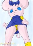 1girl angelina_ballerina panties polly_anne_mousling por_furryart_(artist) solo_female upskirt young younger_female