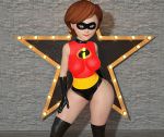  ass boots breasts gloves hand_on_thigh helen_parr mask nipples panties the_incredibles thighs 