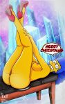 ass breasts high_heels legs_up marge_simpson nipples nude shaved_pussy the_simpsons thighs 