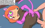  biting_lip cartoon_milf cat_costume cat_girl chris_griffin contact_lens cosplay disguise family_guy halloween incest lois_griffin mother_&amp;_son torn_bodysuit vaginal 